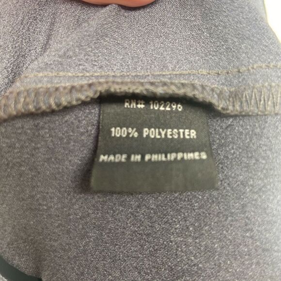 Connected Apparel Women's Black Formal Satin Sheath Dress Size 12 - Picture 5 of 6